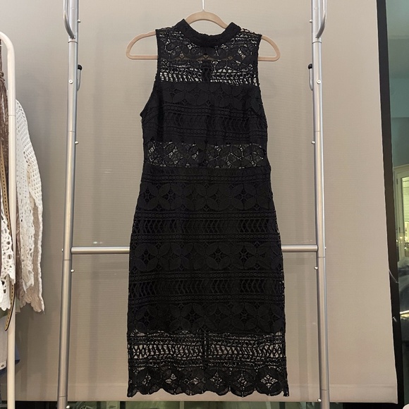 J.O.A. Dresses & Skirts - black lace dress